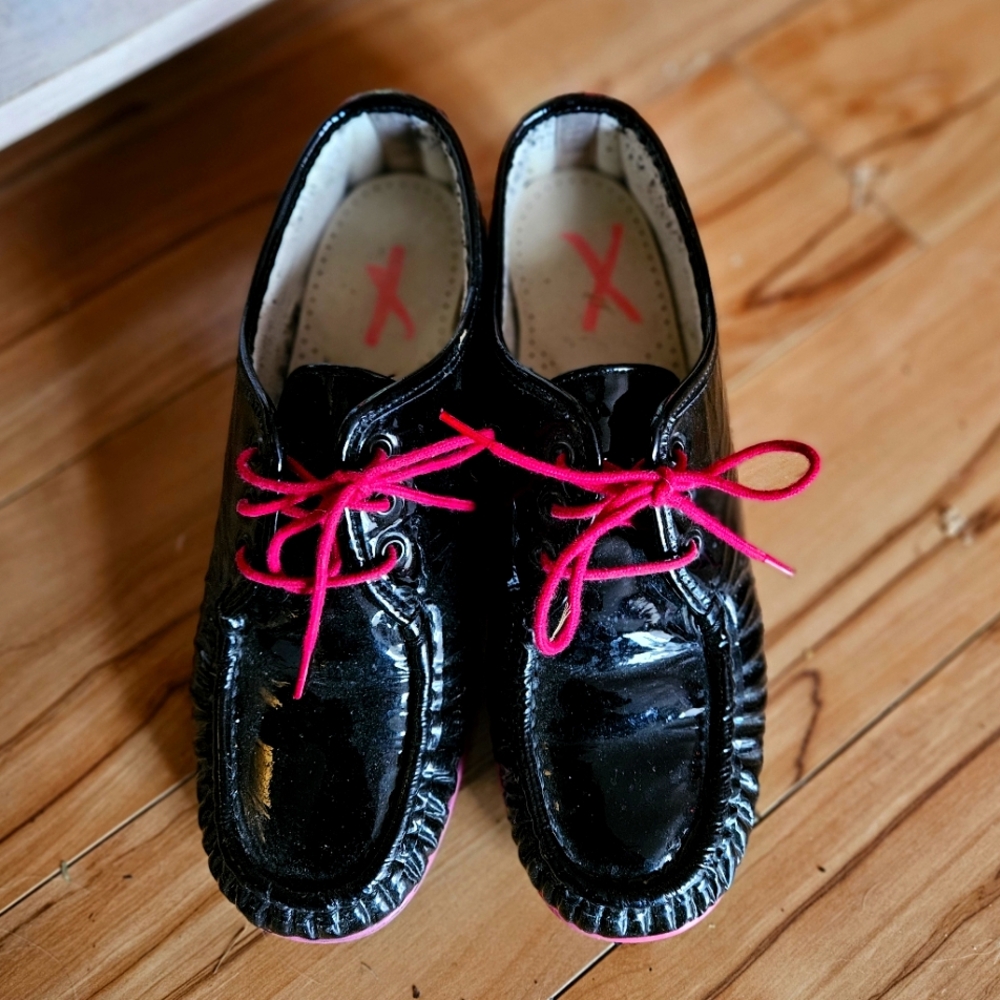 SAS Bounce-C Cherry Comfort Shoes Womens Size 9 Black Leather
